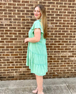 Serene in Green Dress