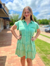Serene in Green Dress