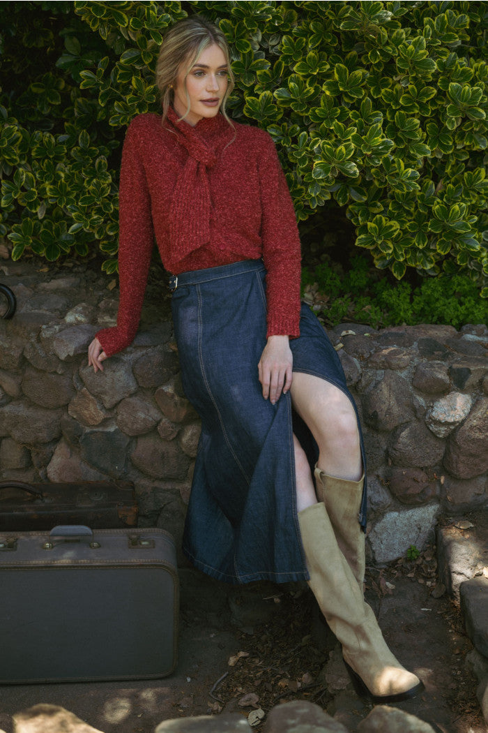 Rustic Ember Sweater