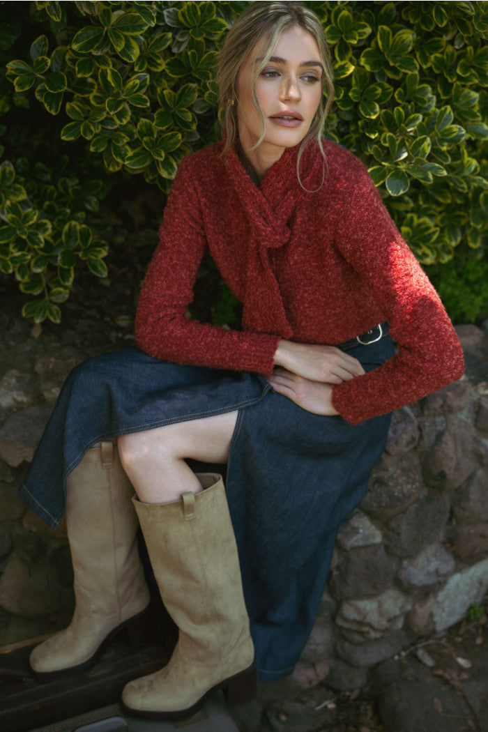 Rustic Ember Sweater