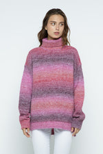 Ombre Turtleneck Sweater
