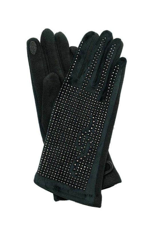 Rhinestone Gloves