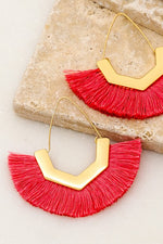 Tassel Fan Earrings