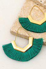 Tassel Fan Earrings