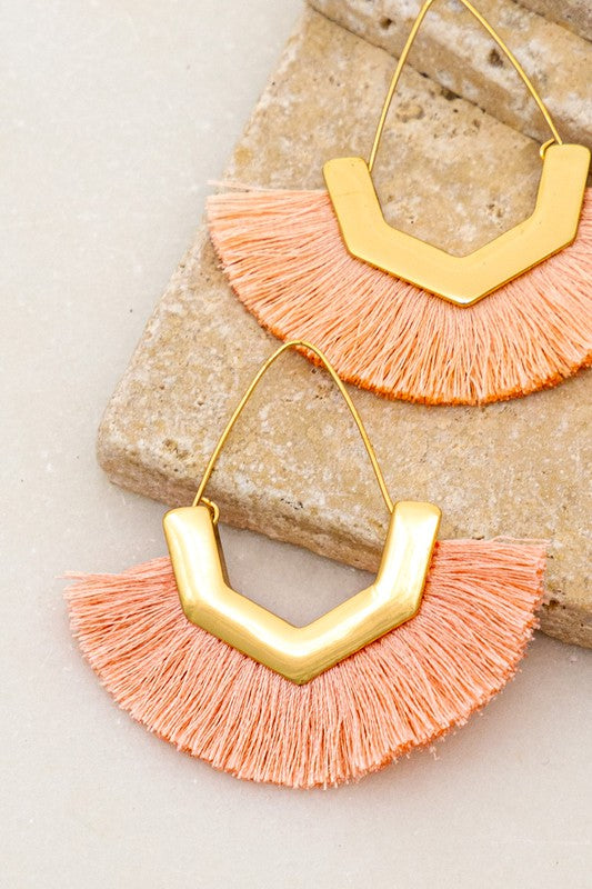 Tassel Fan Earrings