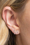Crystal Initial Earrings