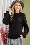 Sophisticated Pearl Sweater