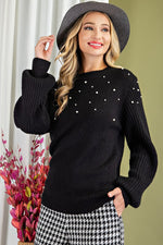 Sophisticated Pearl Sweater
