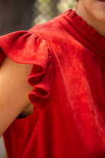 Tempt Me Suede Top