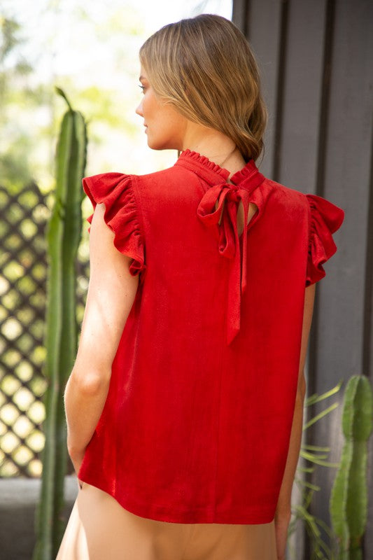 Tempt Me Suede Top