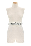 Crystal Accent Elastic Belt