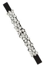Crystal Accent Elastic Belt