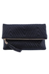 Chevron Quilted Clutch