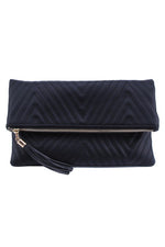 Chevron Quilted Clutch