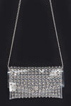 Clearly Studded Clutch