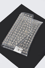 Clearly Studded Clutch