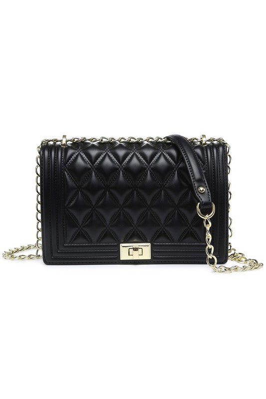 CHANEL Chain Around Quilted Leather Flap Shoulder Crossbody Bag