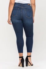 High Rise Crop Jeans - Plus Size