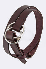 Double Ring Buckle  Belt