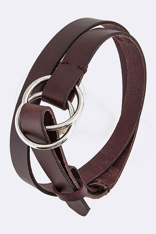 Double Ring Buckle  Belt