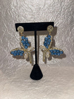 Butterfly Drop Earrings