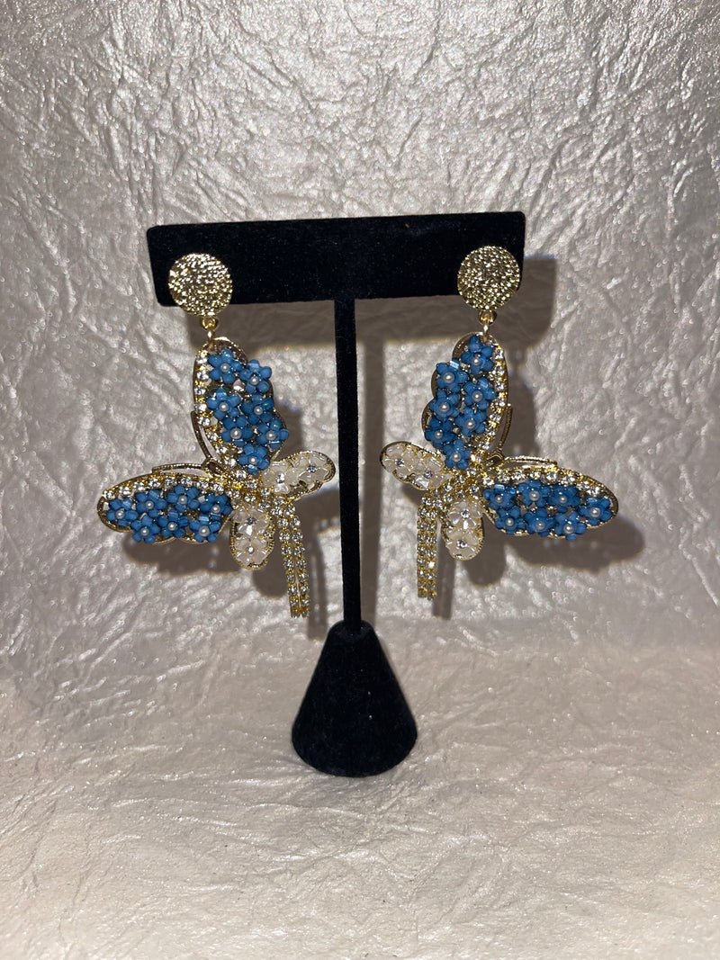 Butterfly Drop Earrings