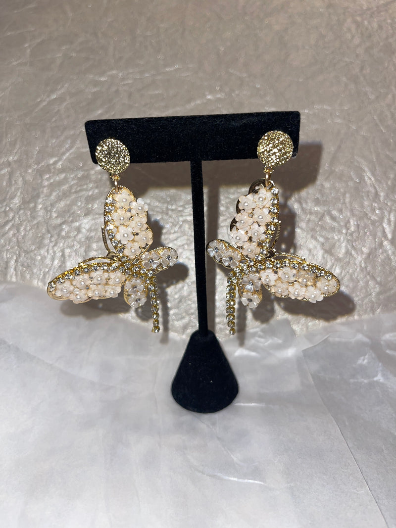 Butterfly Drop Earrings