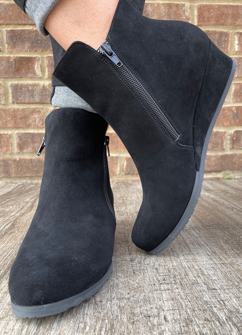 Kadee Black Suede Boot