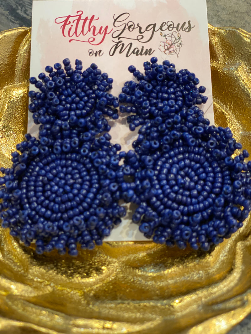Beaded Drop Earrings
