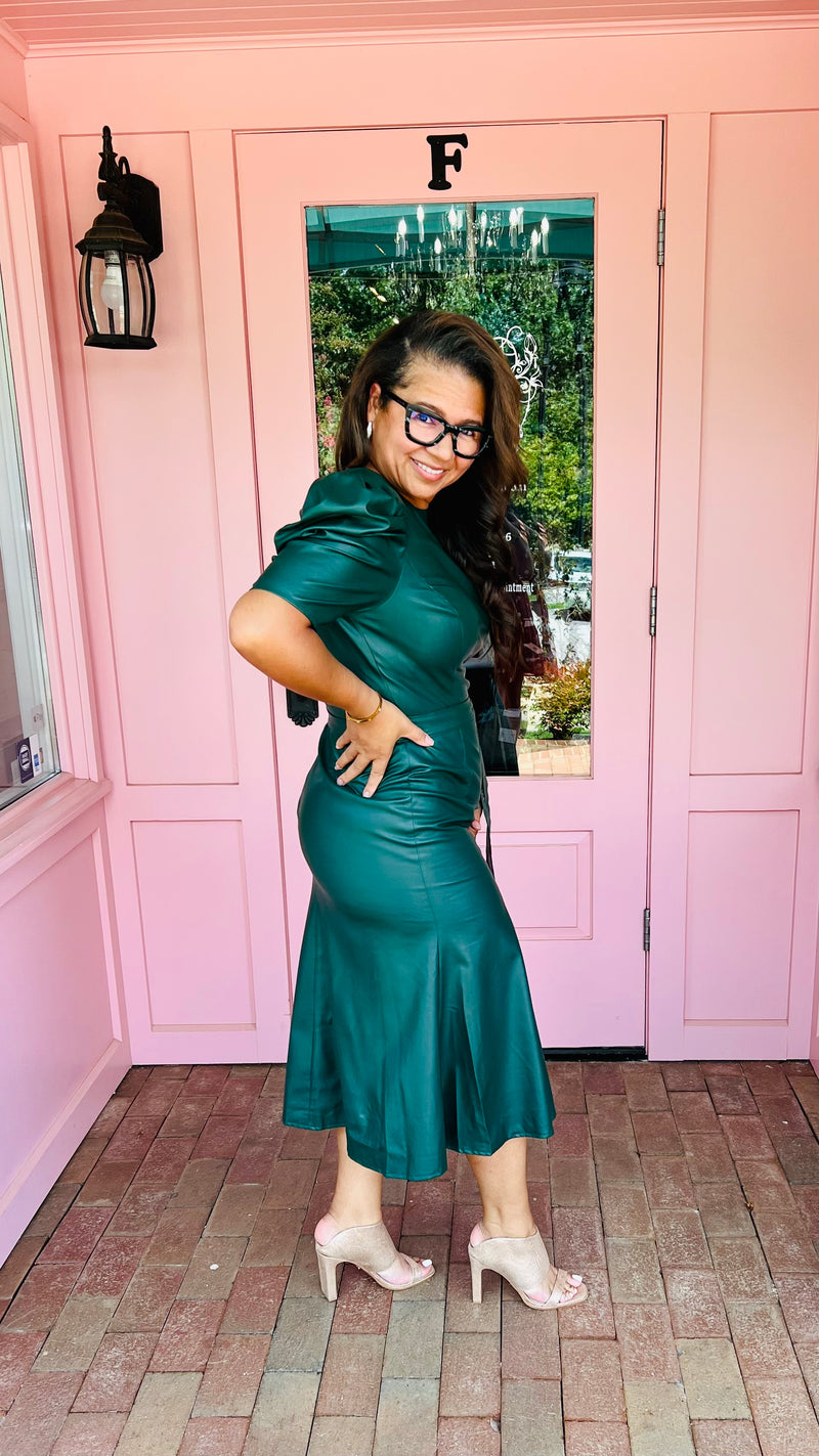 Absolutely Gorgeous in Green Dress