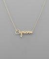 Zodiac Pendant Necklace