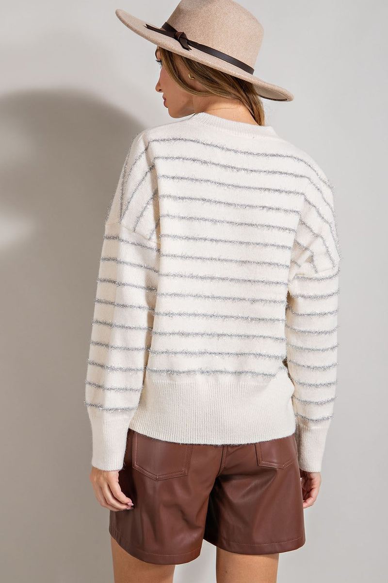 You Had Me At Glitter Sweater