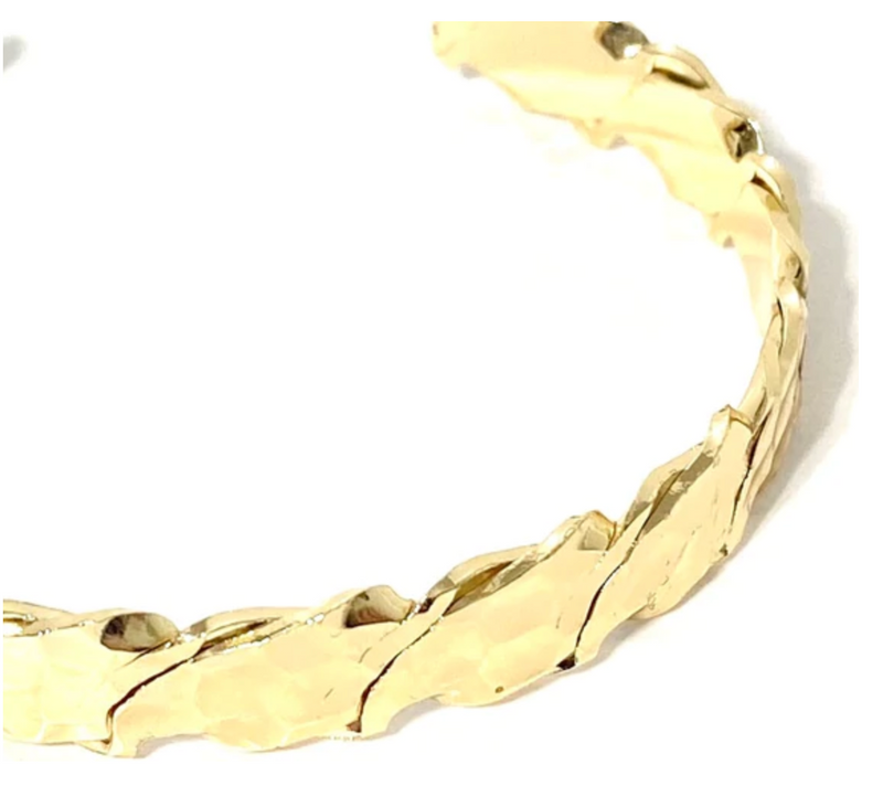 Hammered Goddess Cuff