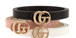 Skinny GO buckle Belts