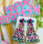 Birthday Cake Earrings