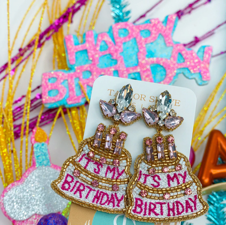 Birthday Cake Earrings