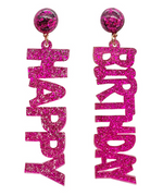 Happy Birthday Earrings