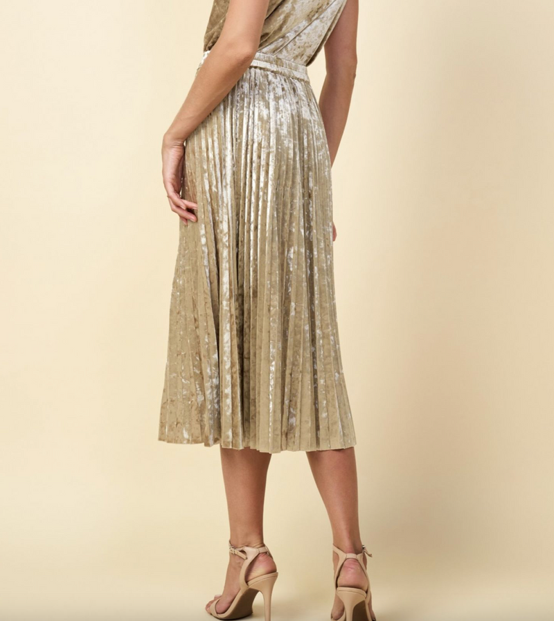 Rock Steady Velvet Skirt