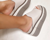 Flow in Mist Platform Sandal