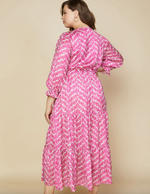 Powerful in Pink Dress - Plus Size
