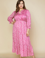Powerful in Pink Dress - Plus Size