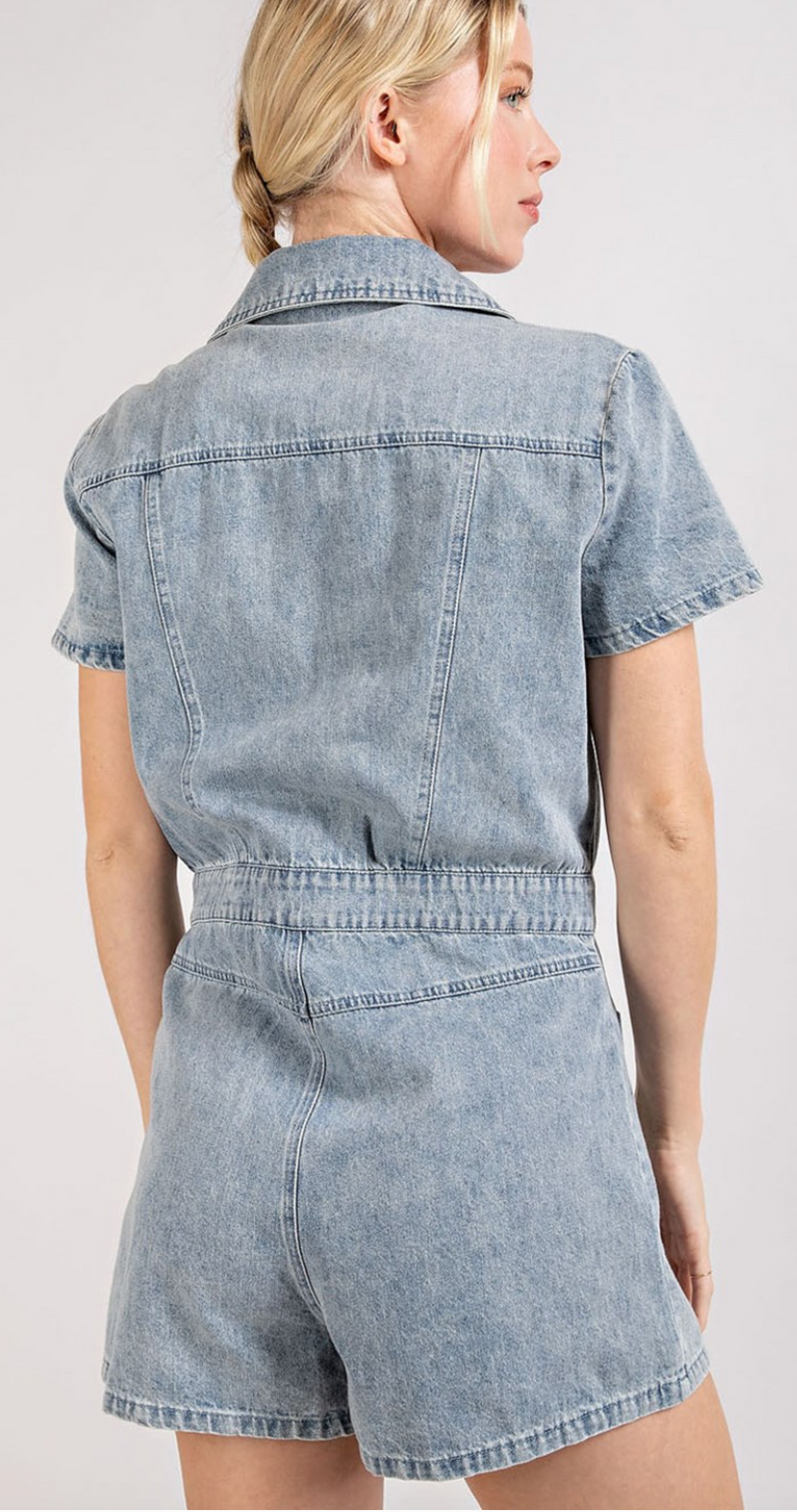 Denim Days Romper