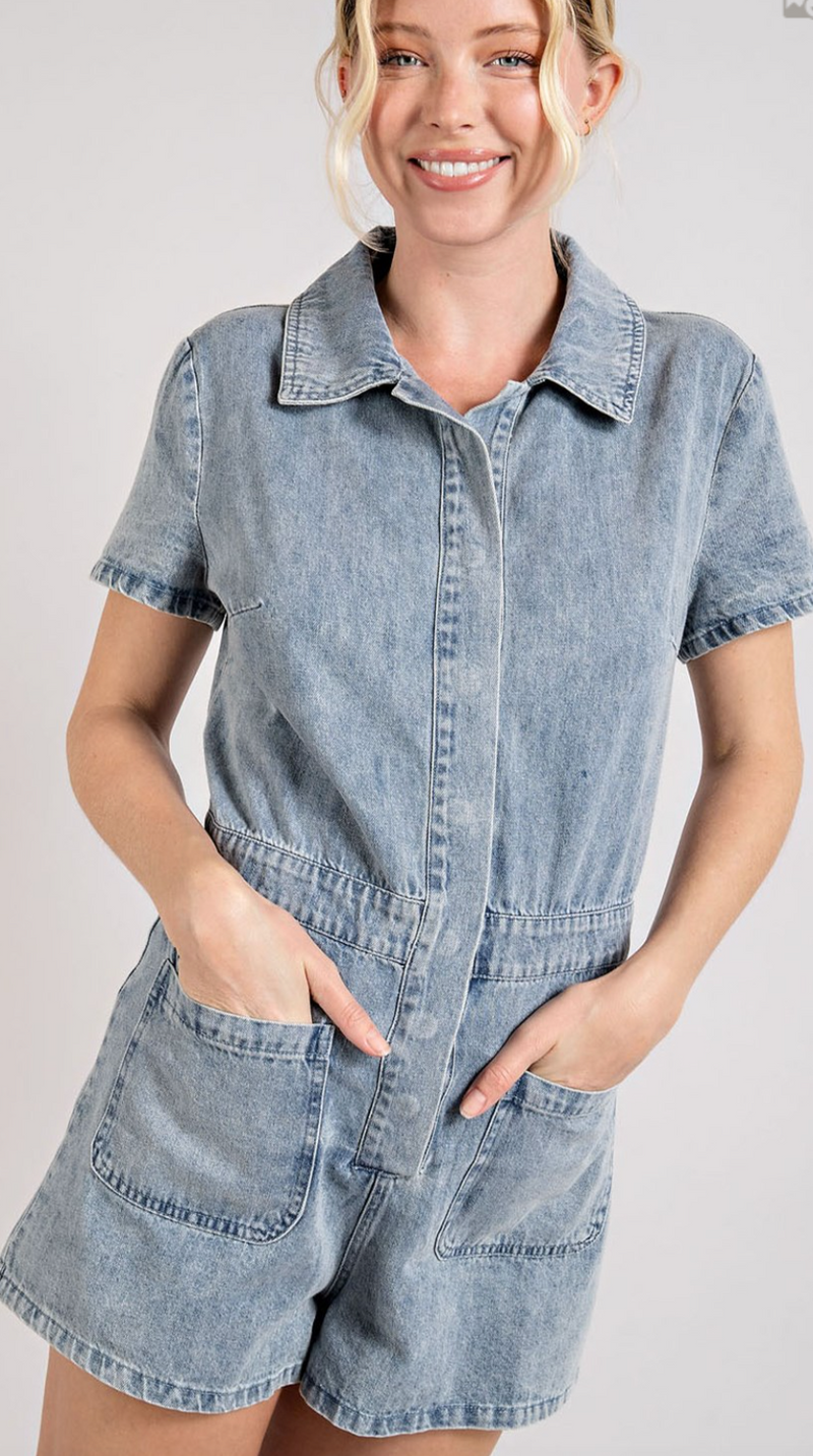 Denim Days Romper