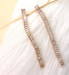 Baguette Linear Earrings