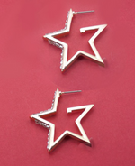 Baguette Star Earrings