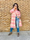 Pink & Powerful in Plaid Shacket