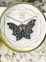 Butterfly Bling Necklace