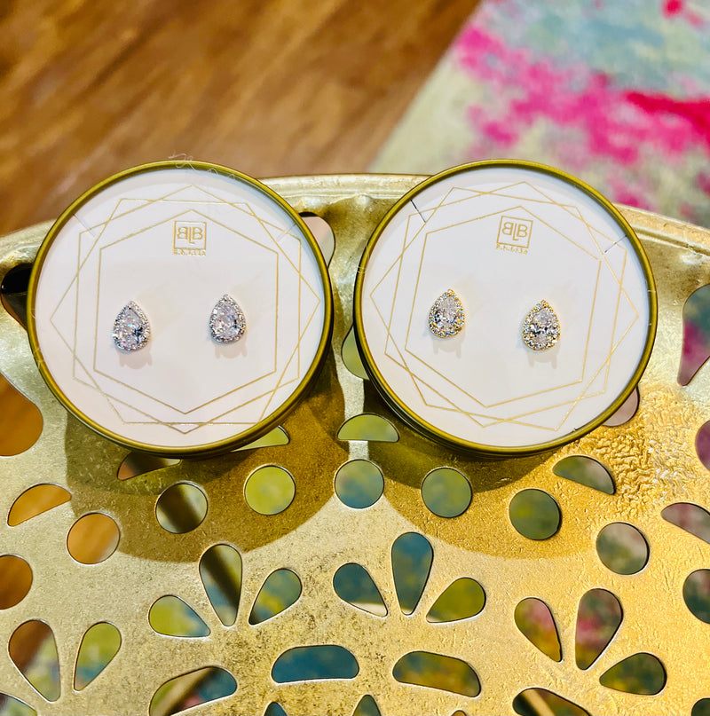 Jewel Stud Earrings