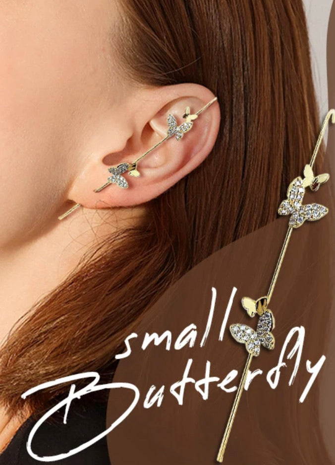Small Butterfly Ear Wrap
